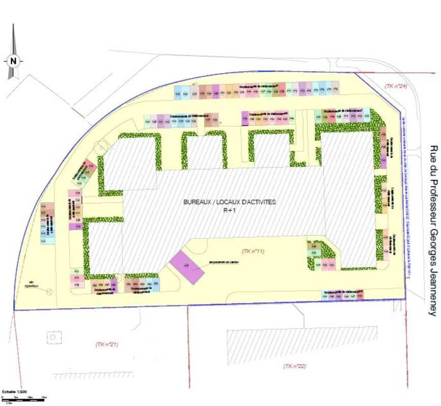 Vente bureaux 2475 m² divisibles à partir de 196 m²