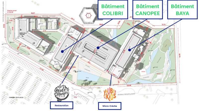 Location bureaux 1754 m² divisibles à partir de 17 m²