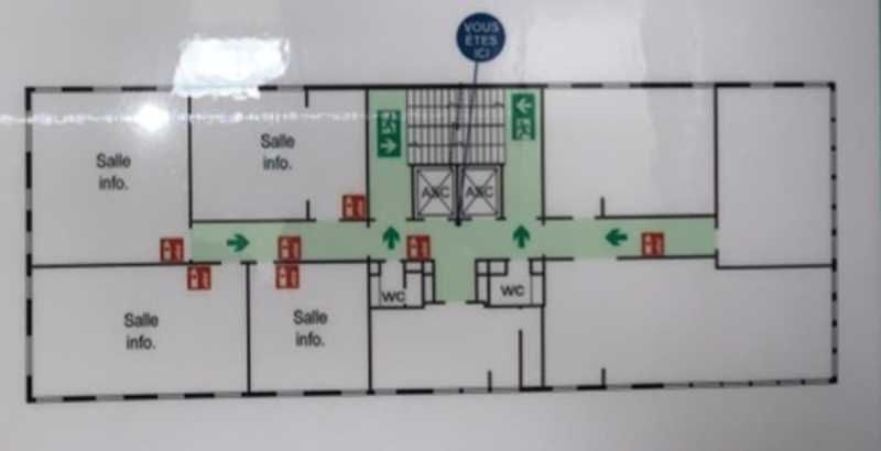 Location bureaux 374 m² non divisibles