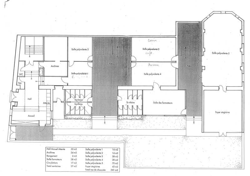 Vente bureaux 830 m² non divisibles