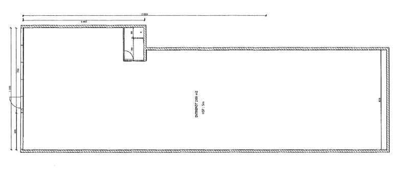 Location entrepots 260 m² non divisibles