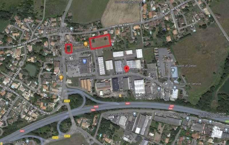 Au sein de la zone des Tabernottes à Yvrac, RCG v