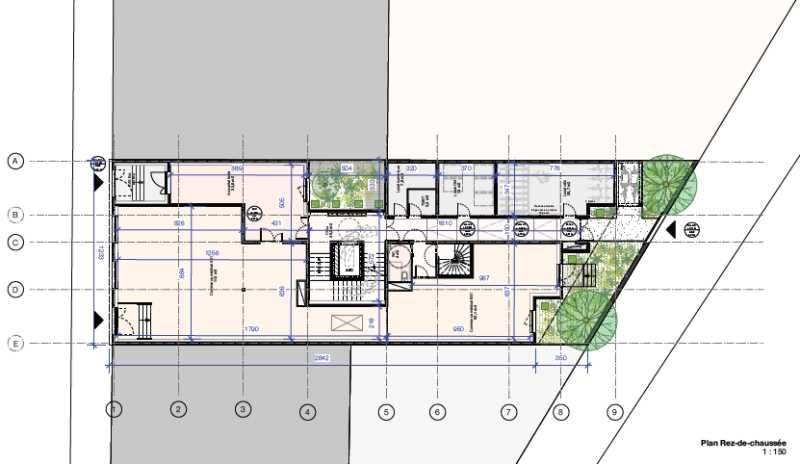 Vente bureaux 1671 m² divisibles à partir de 30 m²