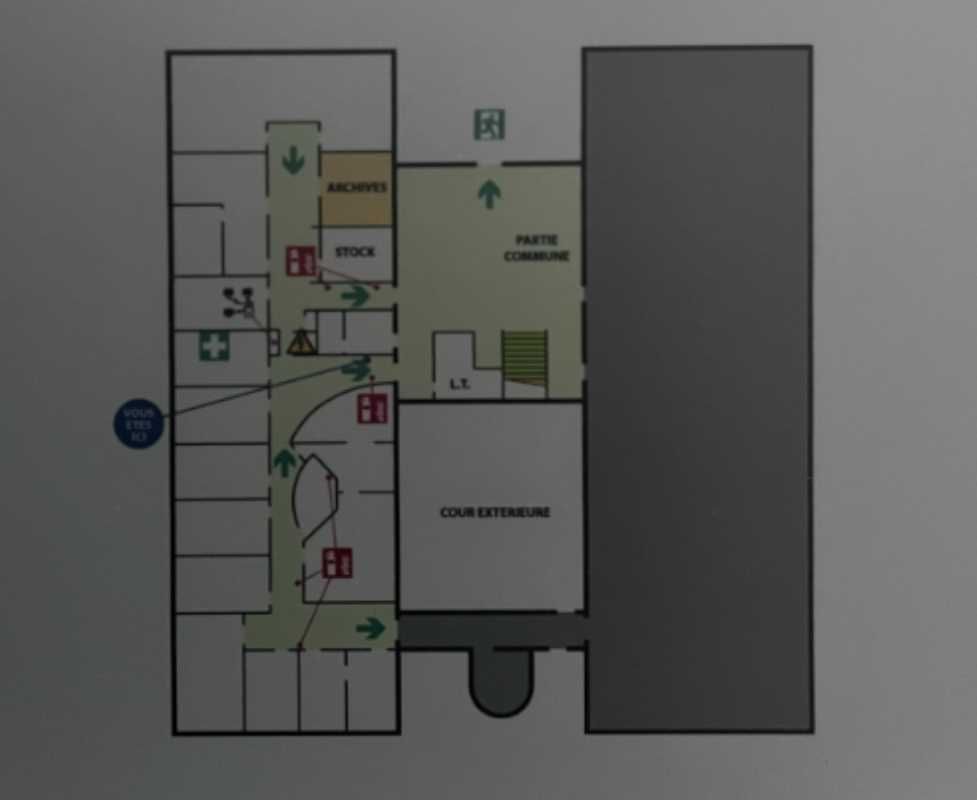 Location bureaux 654 m² divisibles à partir de 186 m²