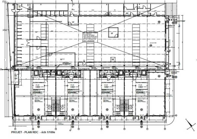 Location bureaux 884 m² divisibles à partir de 276 m²