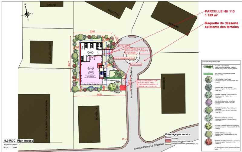 Location entrepots 1587 m² non divisibles