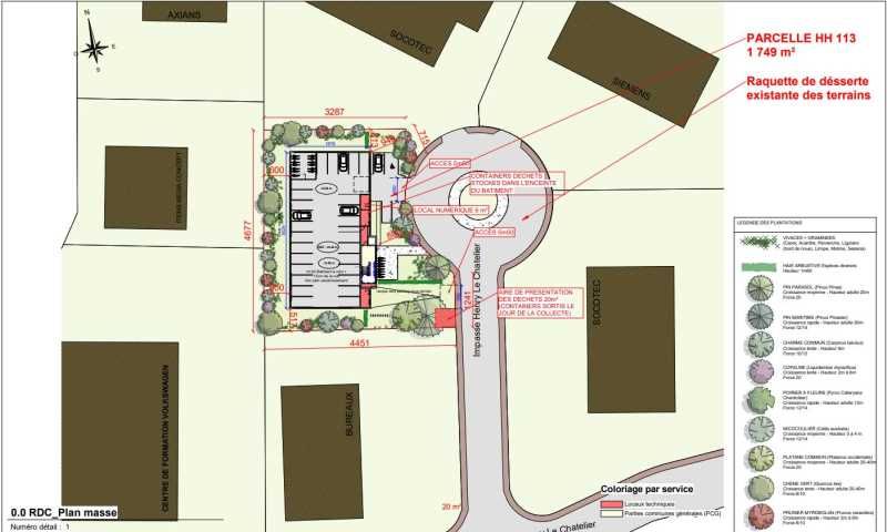 Location bureaux 930 m² non divisibles