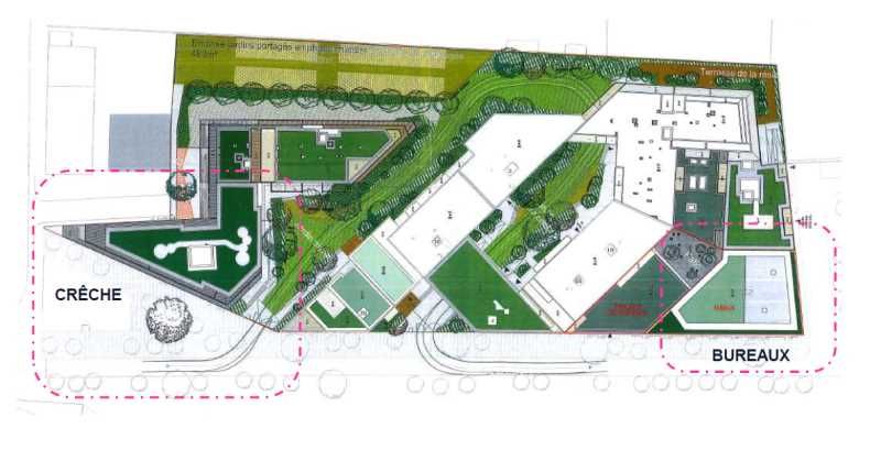 Location bureaux 3038 m² divisibles à partir de 121 m²