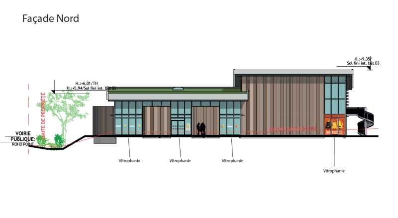 Location locaux commerciaux 489 m² non divisibles