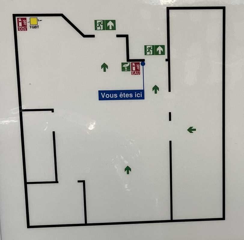 Location bureaux 260 m² non divisibles