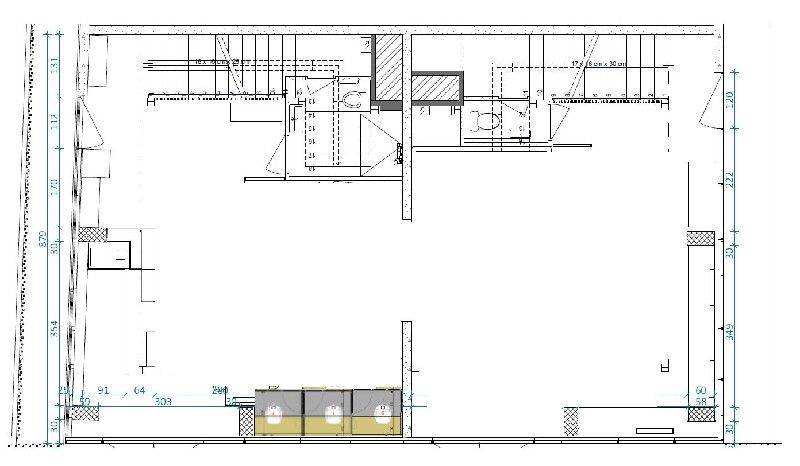 Location bureaux 200 m² non divisibles