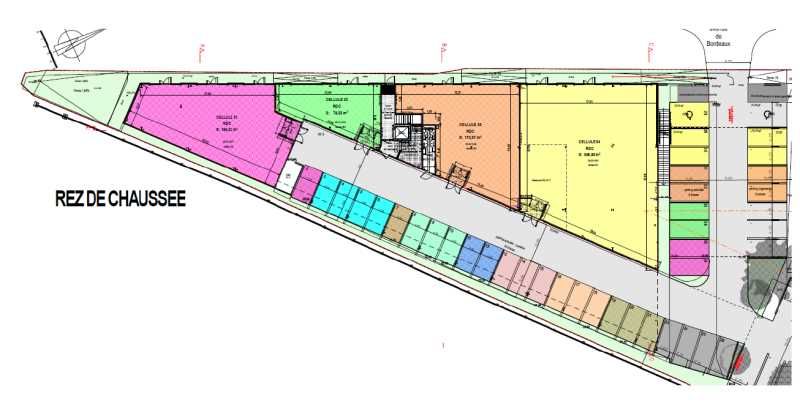 Vente bureaux 1354 m² divisibles à partir de 136 m²