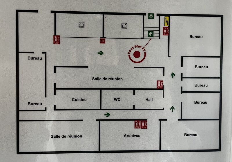 Location bureaux 150 m² non divisibles