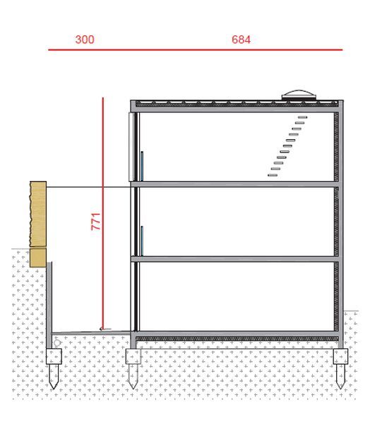 Location bureaux 120 m² non divisibles