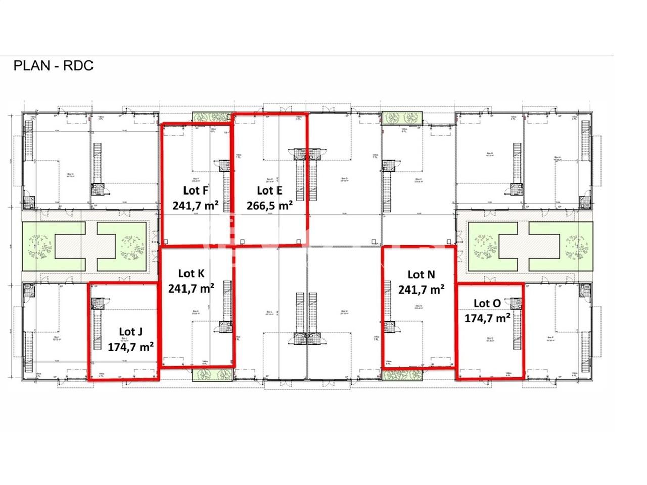 Location entrepots 1629 m² divisibles à partir de 220 m²