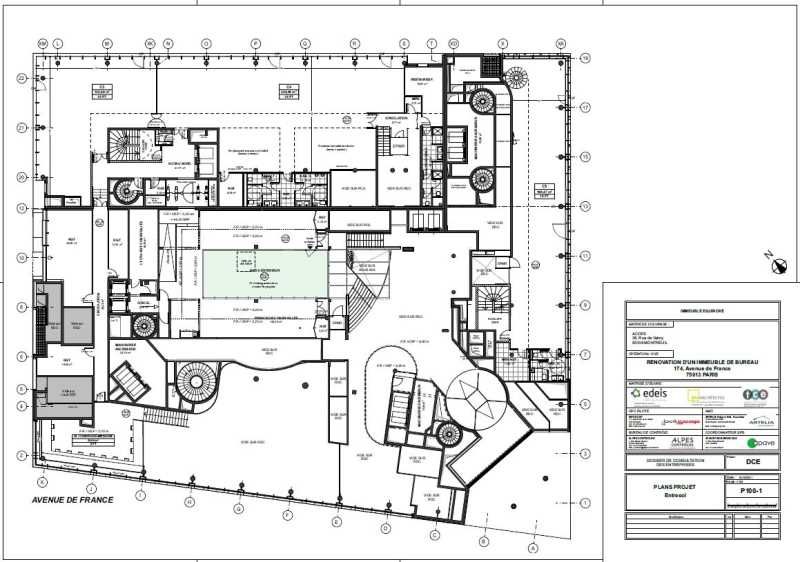 Vente bureaux 16145 m² divisibles à partir de 1751 m²