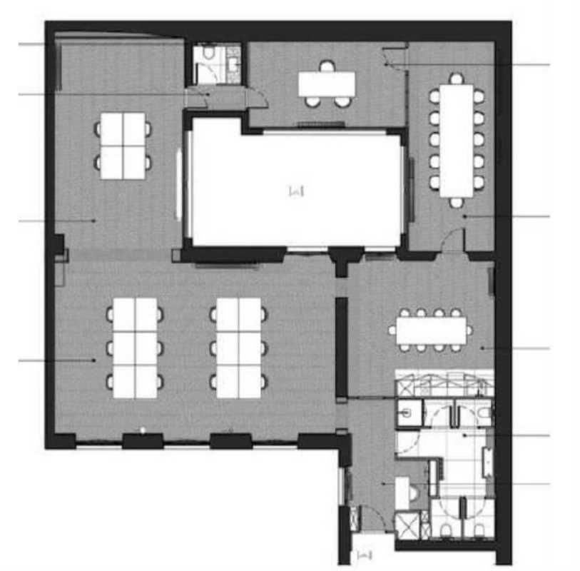 Location bureaux 200 m² non divisibles