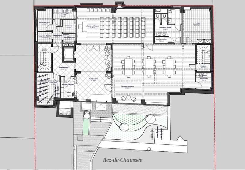Vente bureaux 1060 m² non divisibles