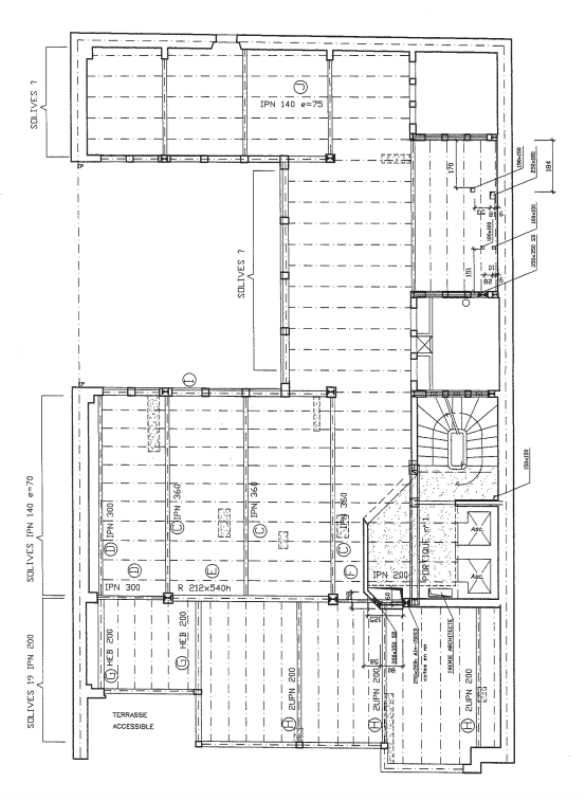 Location bureaux 238 m² non divisibles