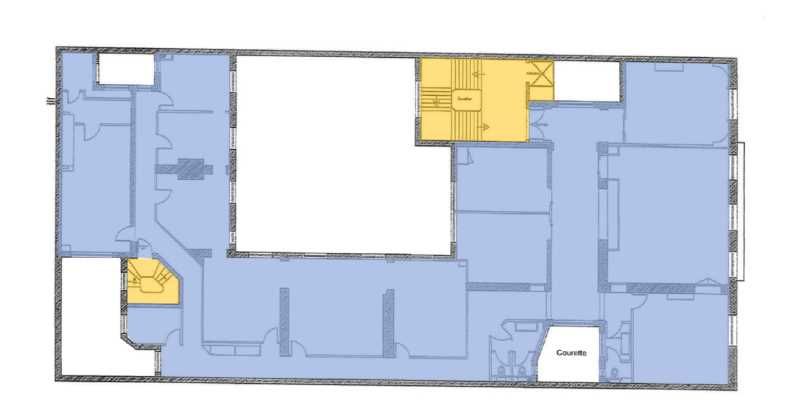 Location bureaux 380 m² non divisibles