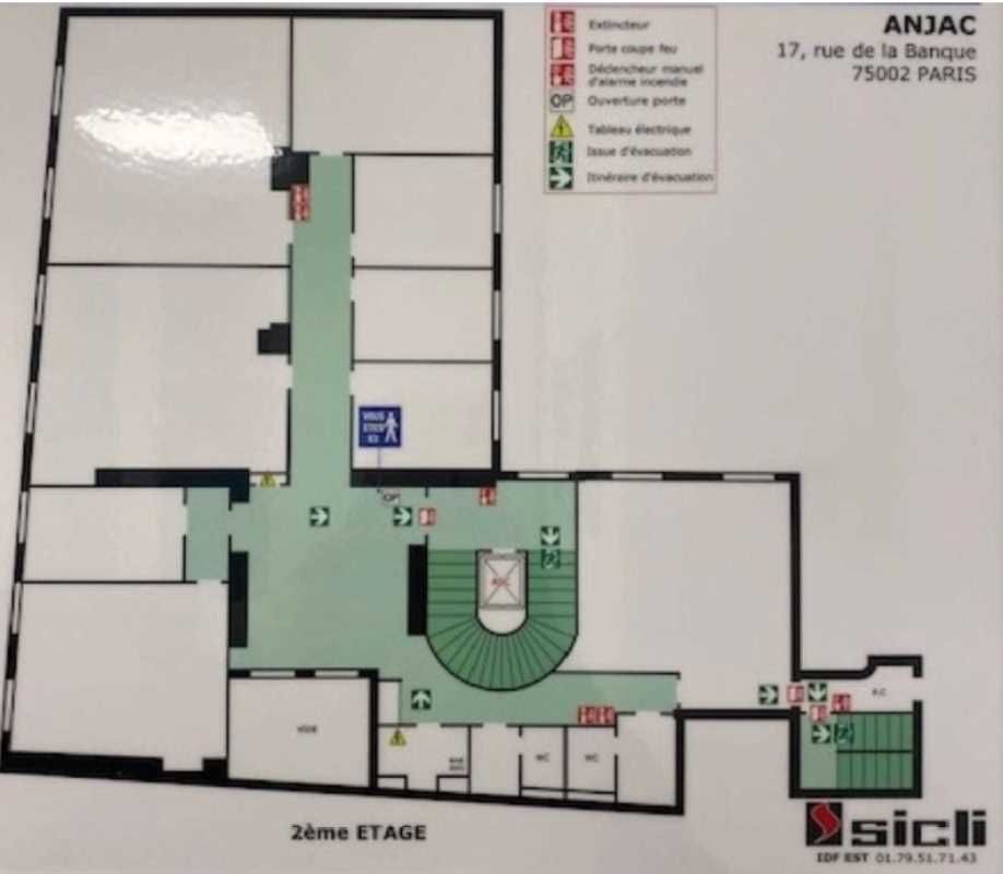 Location bureaux 263 m² non divisibles