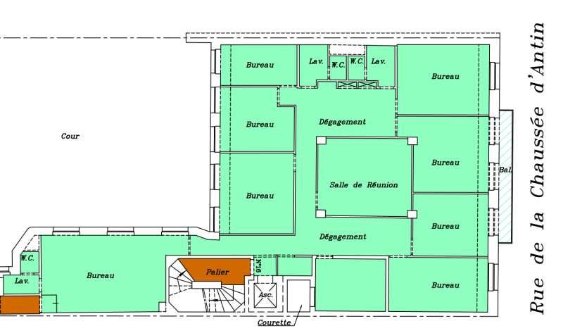 Location bureaux 259 m² divisibles à partir de 29 m²
