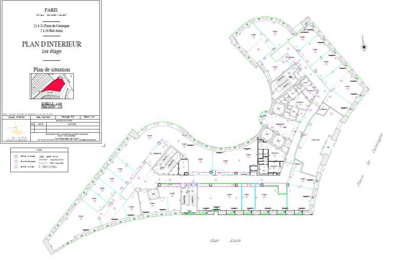 Location bureaux 600 m² divisibles à partir de 285 m²