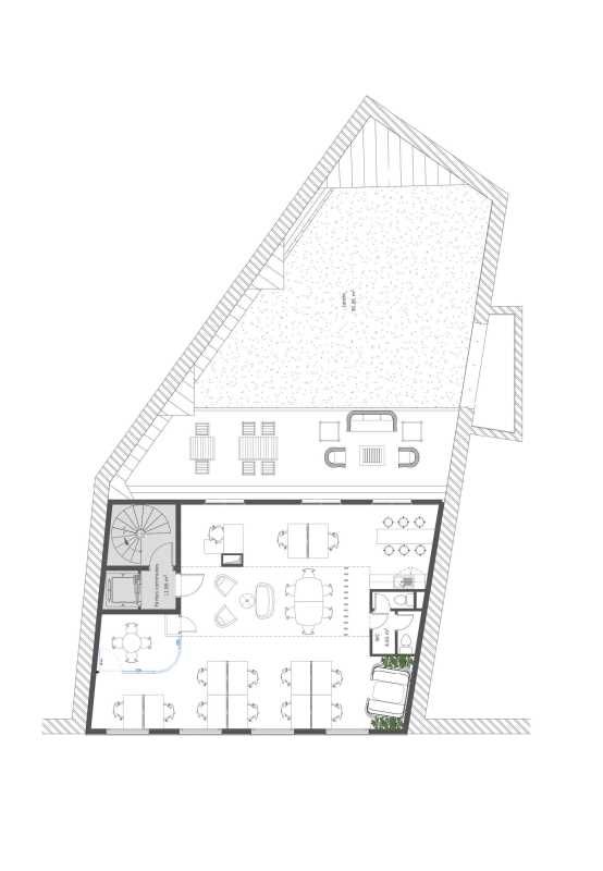 Location bureaux 105 m² non divisibles