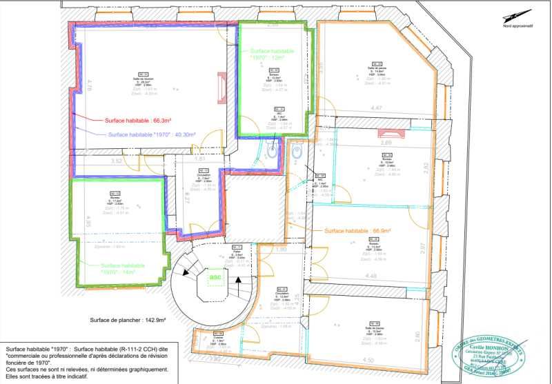 Location bureaux 72 m² non divisibles