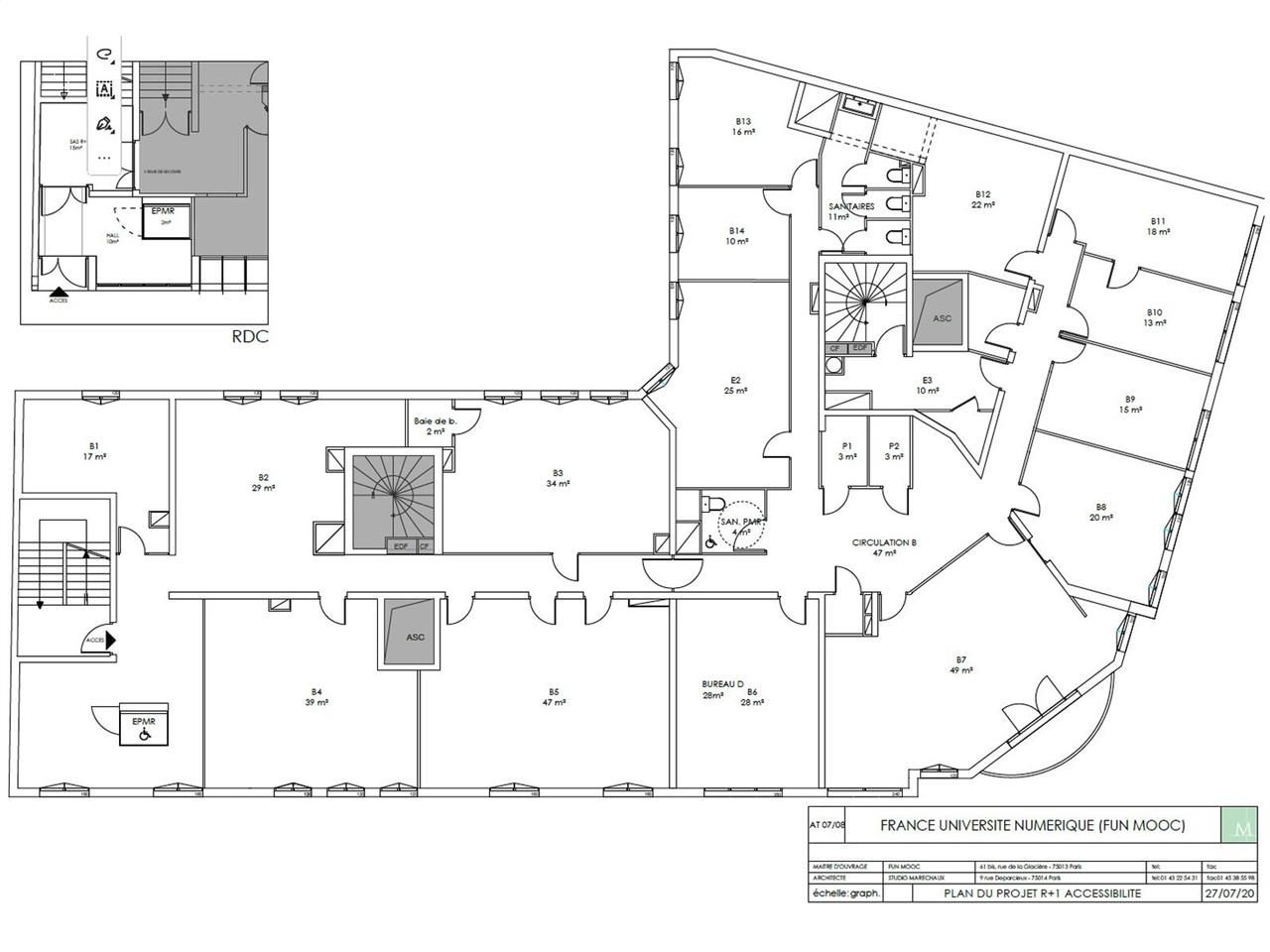 Au sein d'un immeuble moderne et sécurisé, idéale