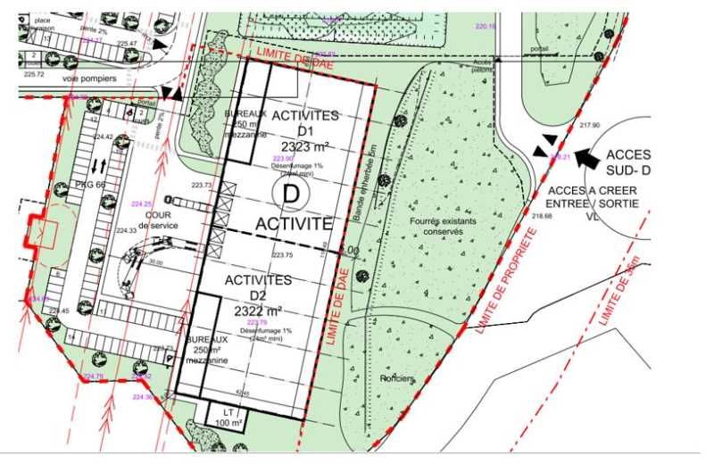 Location entrepots 5120 m² non divisibles