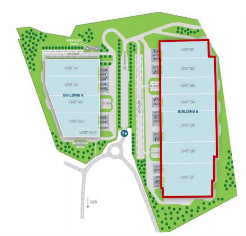 Location entrepots 5527 m² non divisibles