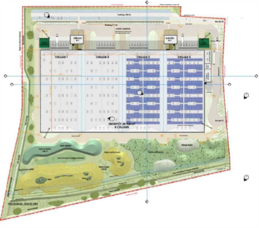 Location entrepots 30323 m² divisibles à partir de 600 m²