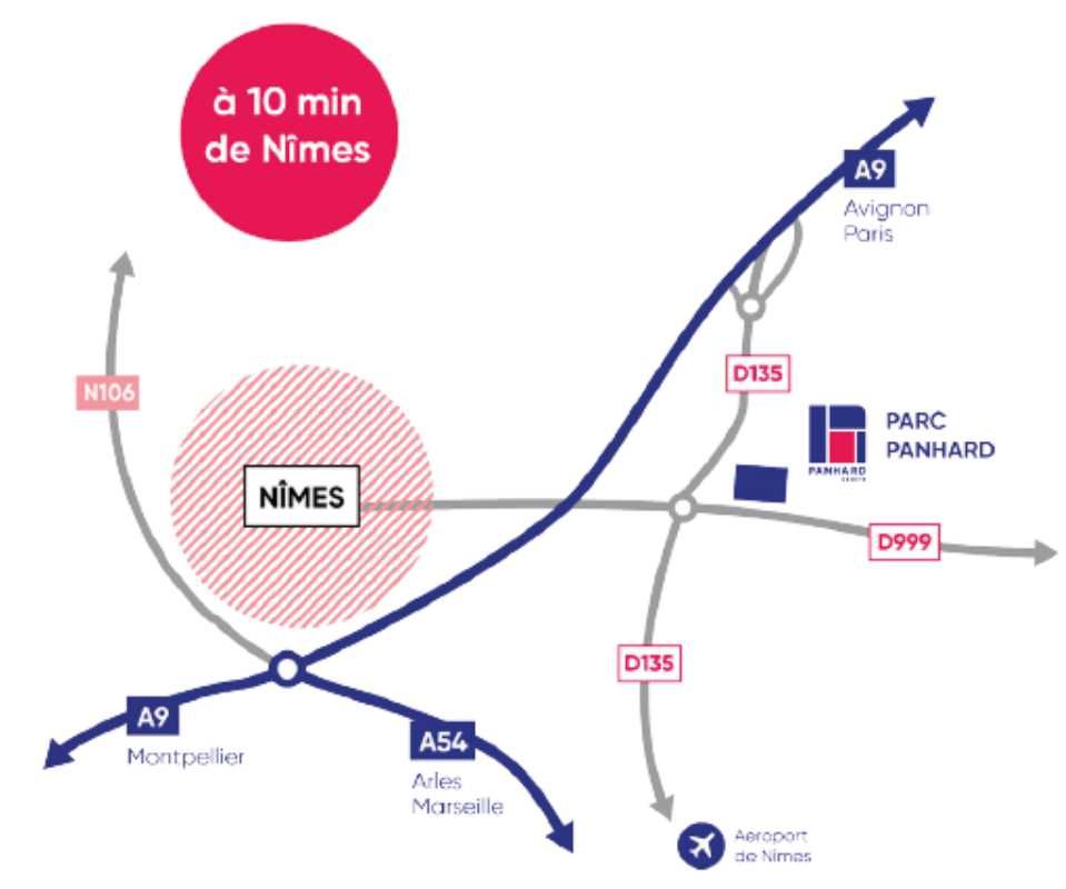 Location entrepots 37500 m² divisibles à partir de 6000 m²