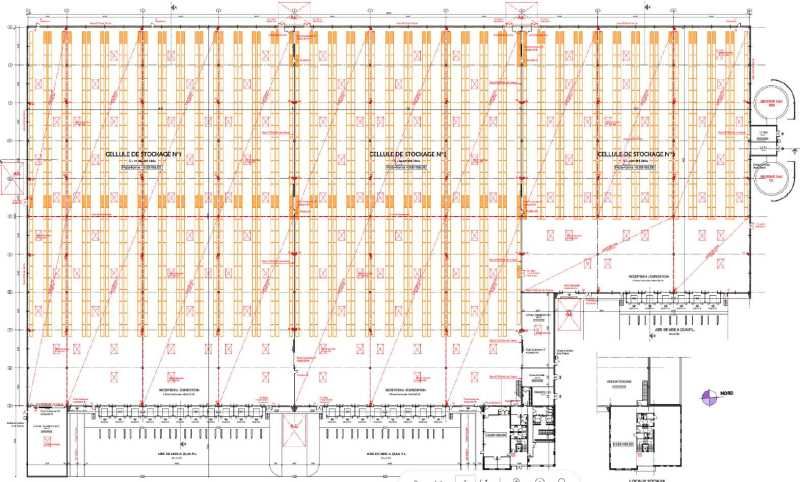 Location entrepots 15787 m² divisibles à partir de 271 m²