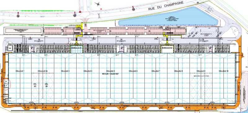 Location entrepots 62037 m² divisibles à partir de 24000 m²