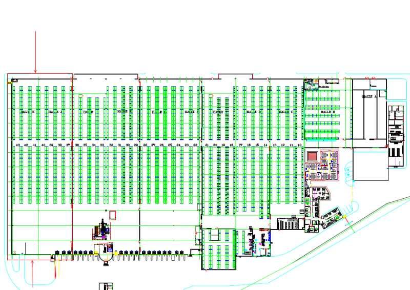 Location entrepots 5720 m² non divisibles