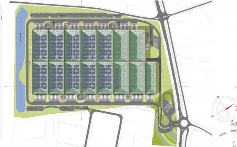 Location entrepots 84028 m² divisibles à partir de 42000 m²