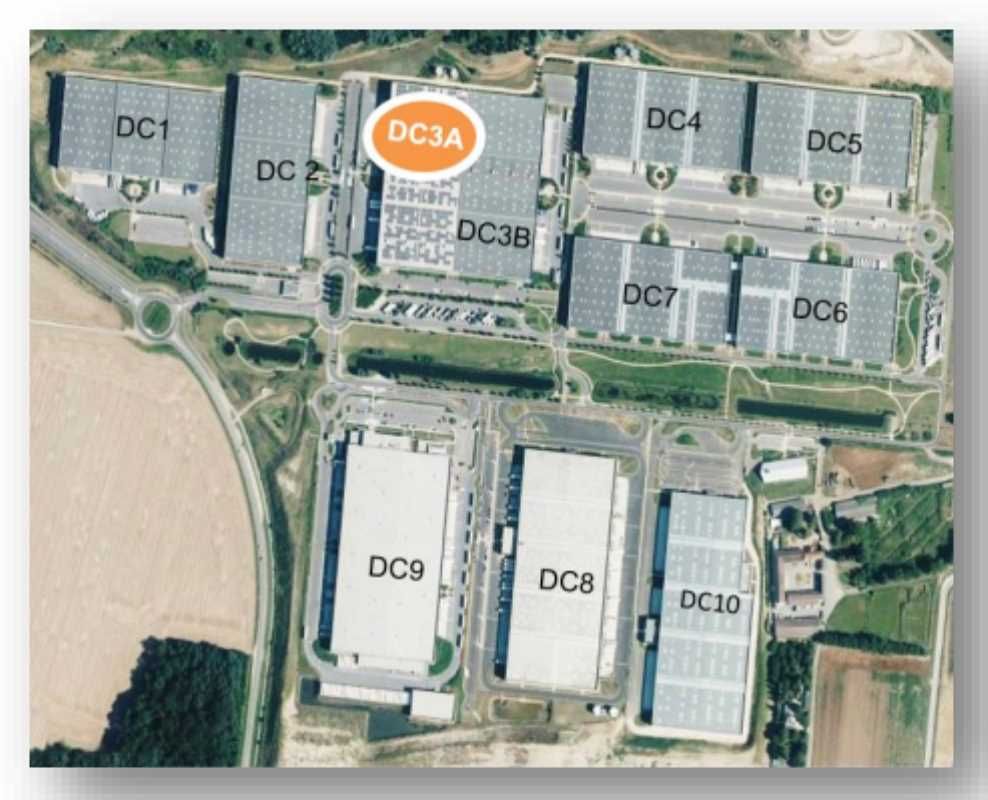 Location entrepots 20222 m² divisibles à partir de 262 m²