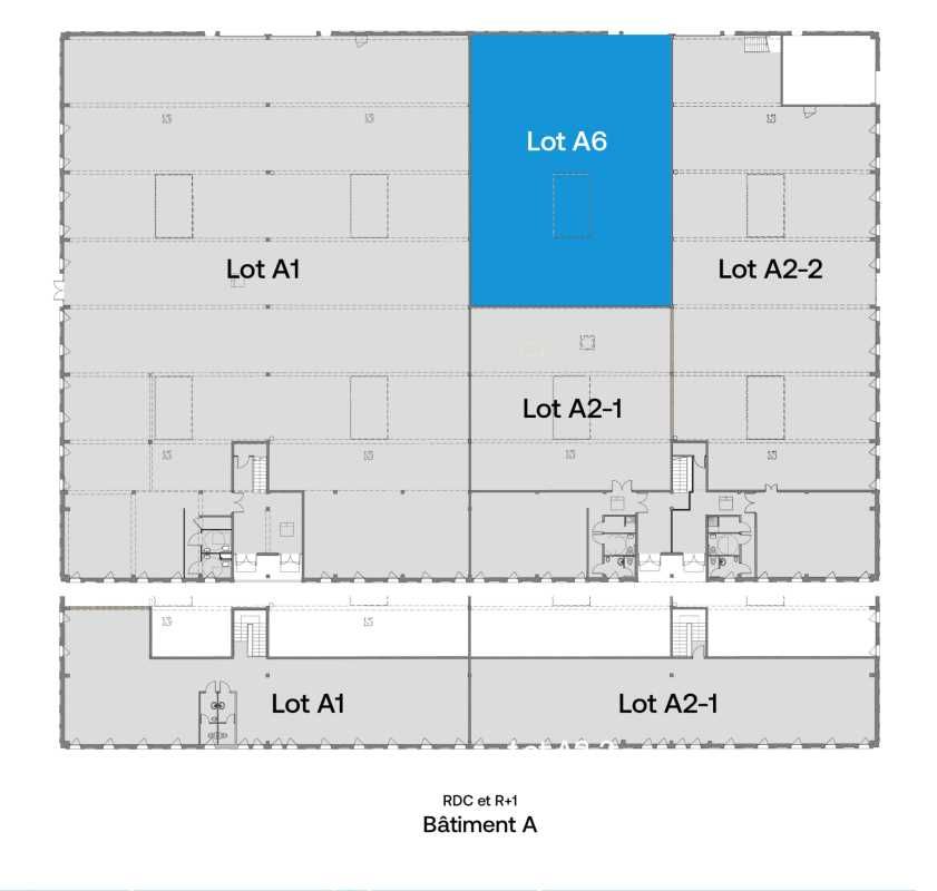 Location bureaux 1728 m² divisibles à partir de 298 m²