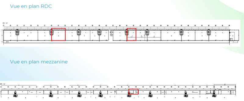 Location entrepots 2392 m² divisibles à partir de 321 m²