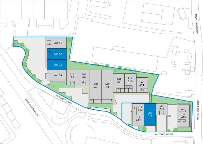 Location entrepots 1820 m² divisibles à partir de 528 m²