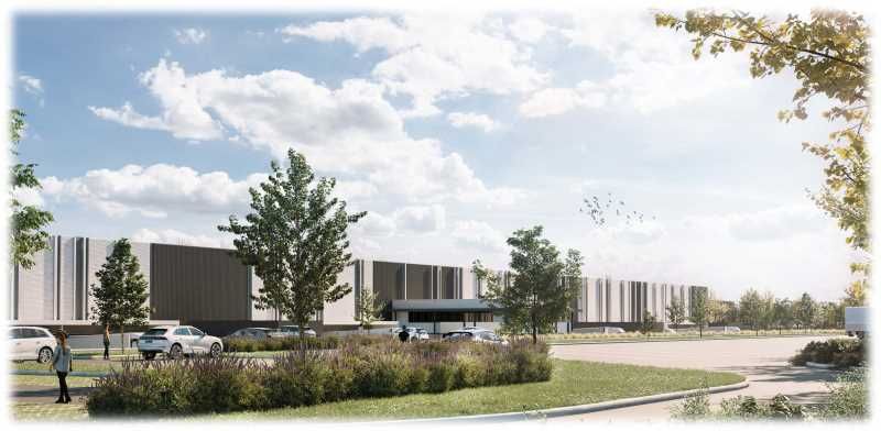 A louer 111 581 m² répartis  sur 2 entrepôts neuf