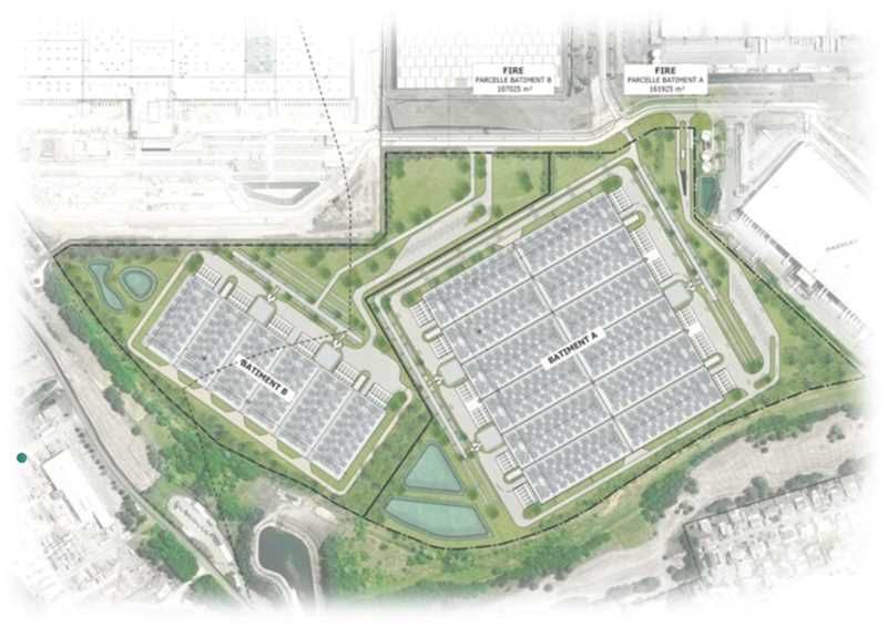 Location entrepots 112561 m² divisibles à partir de 34323 m²