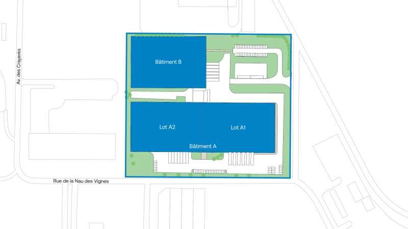 Location entrepots 23105 m² non divisibles