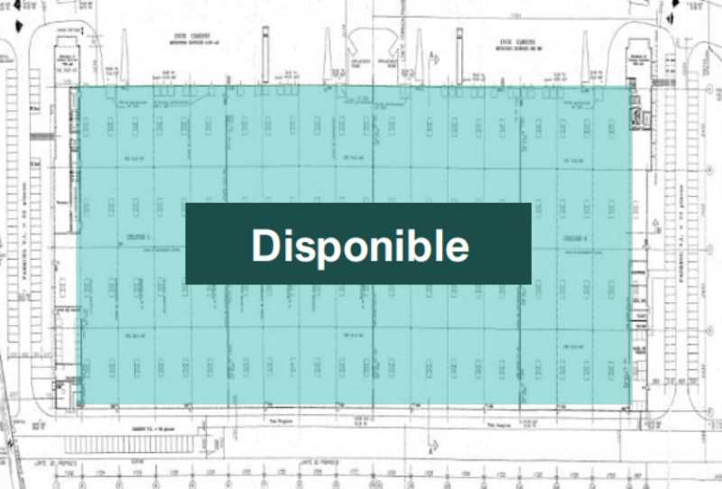 Location entrepots 3918 m² non divisibles