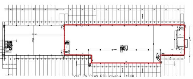 Location entrepots 4249 m² non divisibles