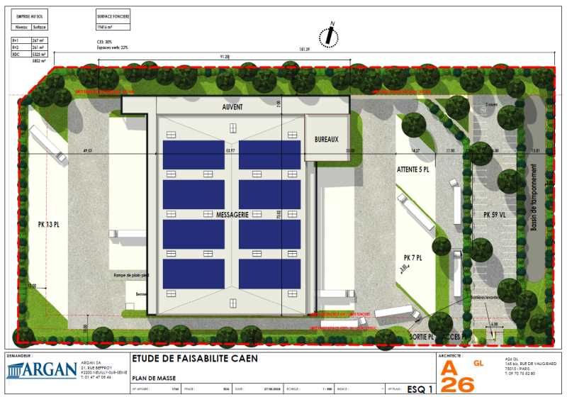 Location entrepots 4710 m² non divisibles