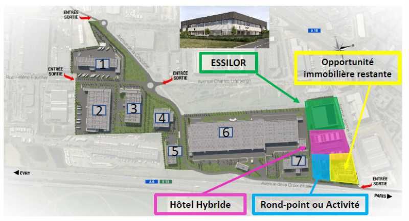 Location entrepots 2500 m² non divisibles