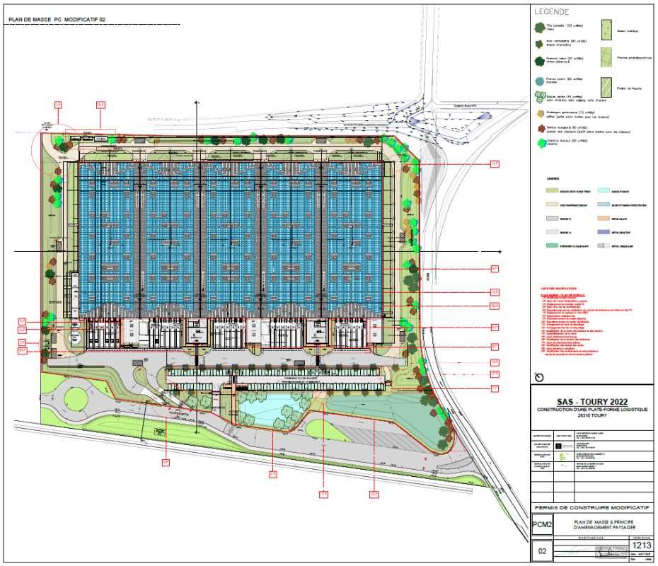 Location entrepots 19124 m² non divisibles